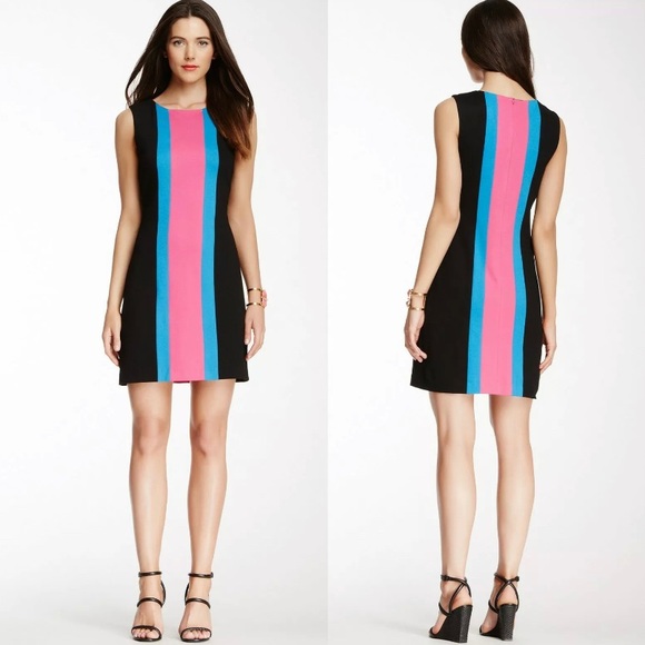 Trina Turk Colorblock Sheath Dress - Picture 1 of 7